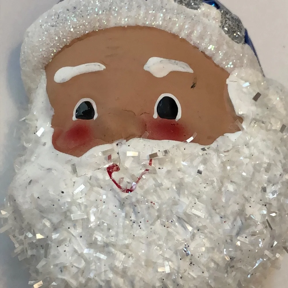 Santa Ornaments Retro Santa Ornaments New but look old Santa Claus Ornaments